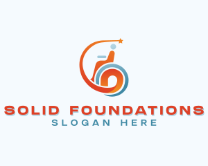 Paralympic Support Foundation logo design