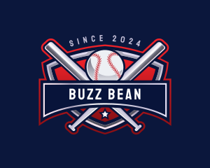 Baseball Sports League logo design