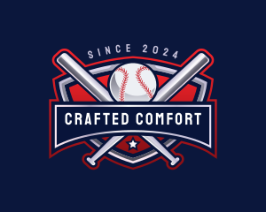 Baseball Sports League logo design