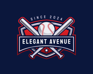 Baseball Sports League logo design