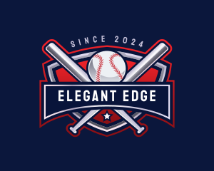 Baseball Sports League logo design