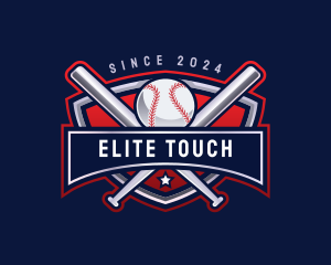 Baseball Sports League logo design