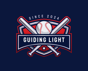 Baseball Sports League logo design