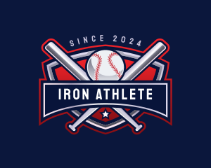 Baseball Sports League logo design