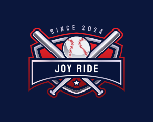 Baseball Sports League logo design