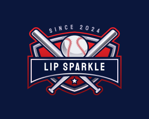 Baseball Sports League logo design