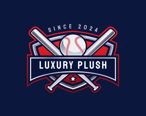 Baseball Sports League logo design