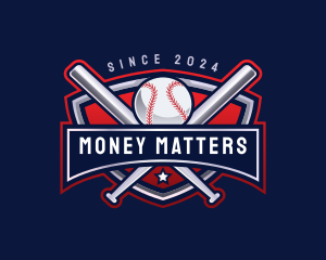 Baseball Sports League logo design