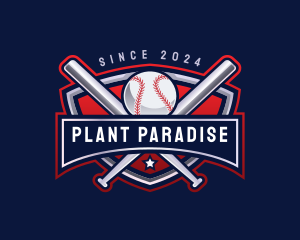 Baseball Sports League logo design