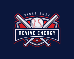 Baseball Sports League logo design