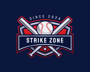 Baseball Sports League logo design