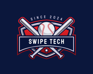 Baseball Sports League logo design