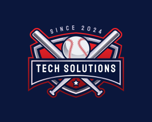 Baseball Sports League logo design