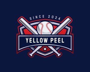 Baseball Sports League logo design