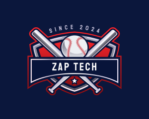 Baseball Sports League logo design