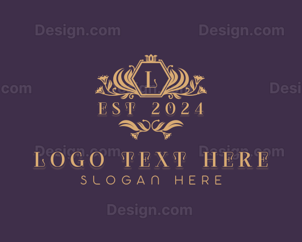 Floral Wedding Event Logo