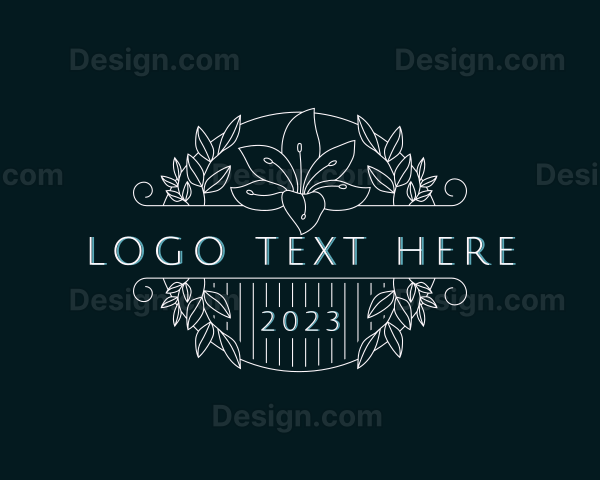 Luxury Floral Event Logo