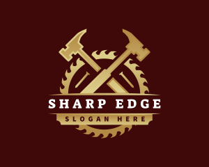 Hammer Saw Carpentry logo