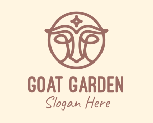 Mystical Goat Line logo design