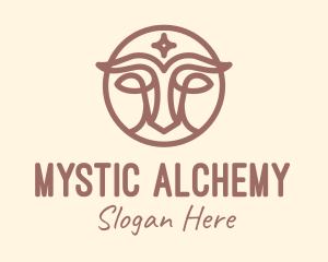 Mystical Goat Line logo design