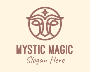 Mystical Goat Line logo design