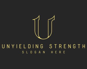 Premium Luxury Letter U logo design