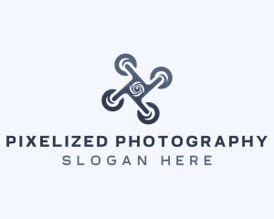 Aerial Drone Photography logo design