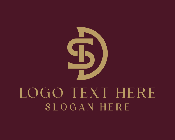 Letter Sd logo example 2