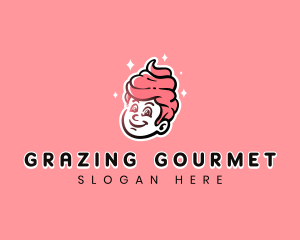 Sweet Ice Cream Boy logo design