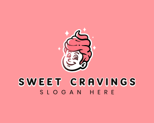 Sweet Ice Cream Boy logo design