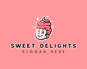 Sweet Ice Cream Boy logo design