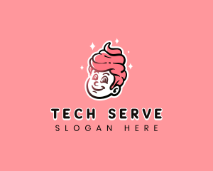 Sweet Ice Cream Boy logo design