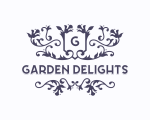 Floral Garden Boutique logo design