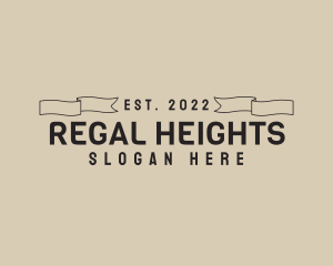 Regal Ribbon Stylist logo design