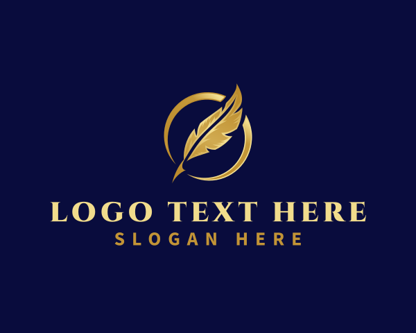 Luxury Feather Quill logo