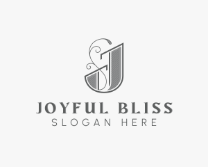 Styling Decor Boutique Letter J logo design