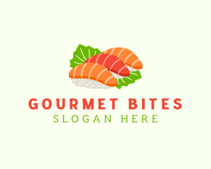 Sashimi Asian Food logo design