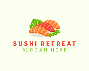 Sashimi Asian Food logo design