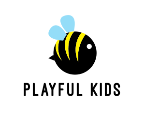 Baby Kids Bee logo design