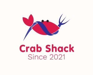 Crab Crustacean Seafood  logo