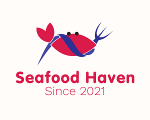 Crab Crustacean Seafood  logo