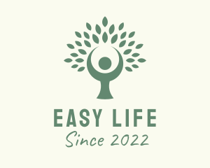 Environmentalist Human Tree logo design