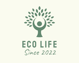 Environmentalist Human Tree logo design