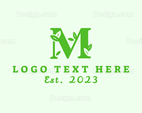 Seedling Letter M Logo