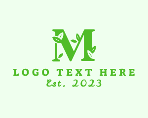 Seedling Letter M logo