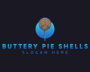 Sea Horseshoe Crab logo design