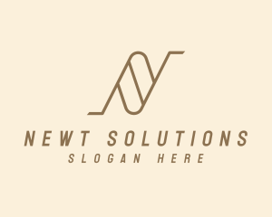 Legal Firm Letter N logo design