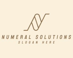 Legal Firm Letter N logo design