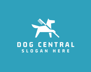 Hound Dog Grooming logo design