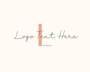 Hair Stylist Makeup Cosmetics Logo